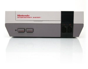 The "old school" Nintendo NES. Courtesy of retrolution.dk